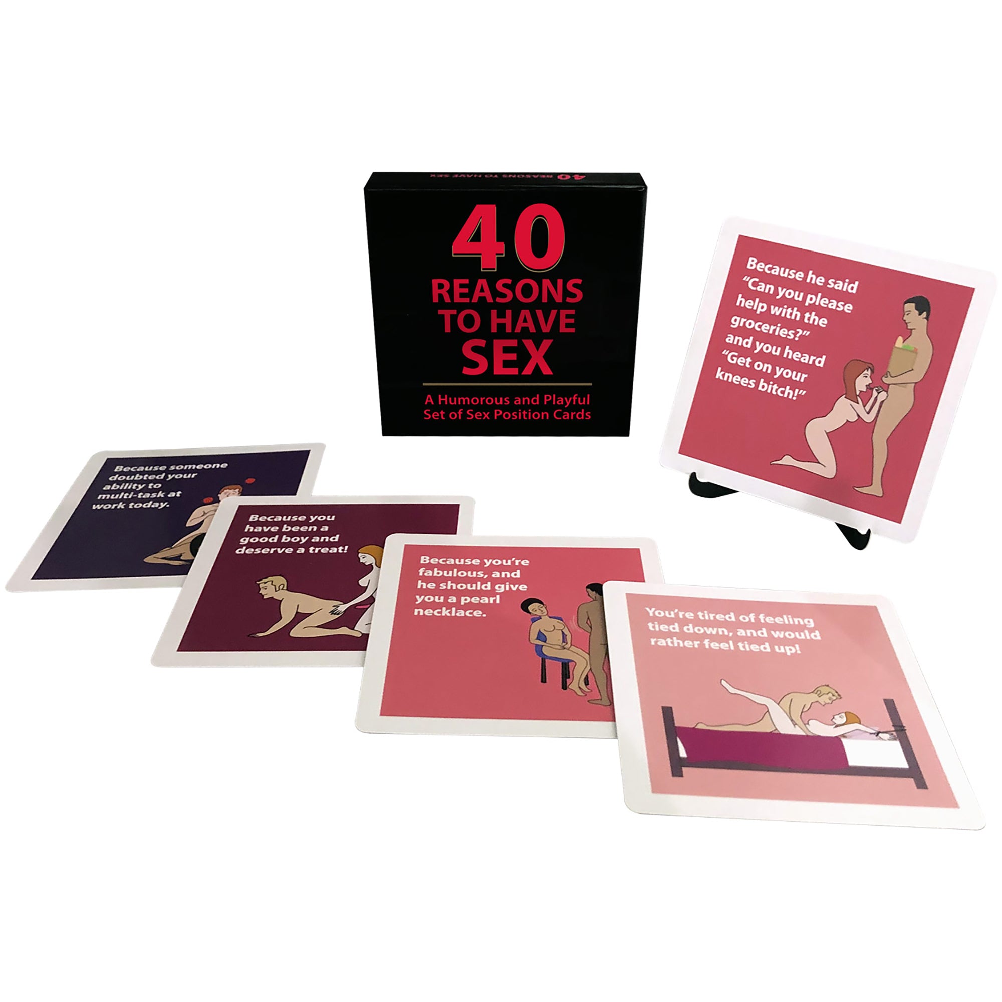 40 Sexkort Med Ställningar Sexspel från Tonga.