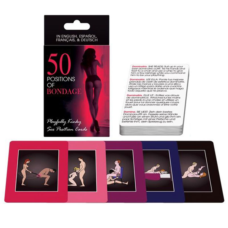 50 Positions of bondage Cards från Lustjakt.