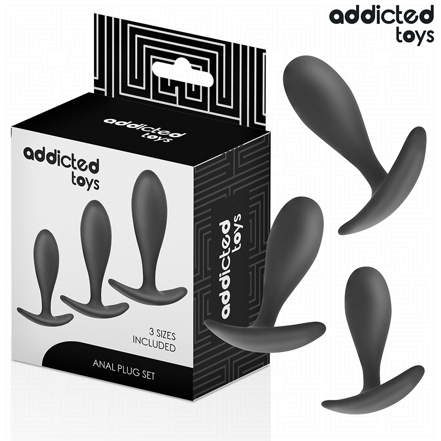 Addicted Toys Analpluggar Set 3 st Buttplug från Dreamlove.