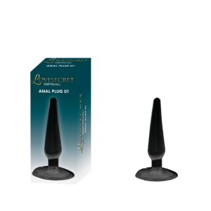Analplug 01 Sugpropp 11 cm - Svart Buttplug från Brameho.