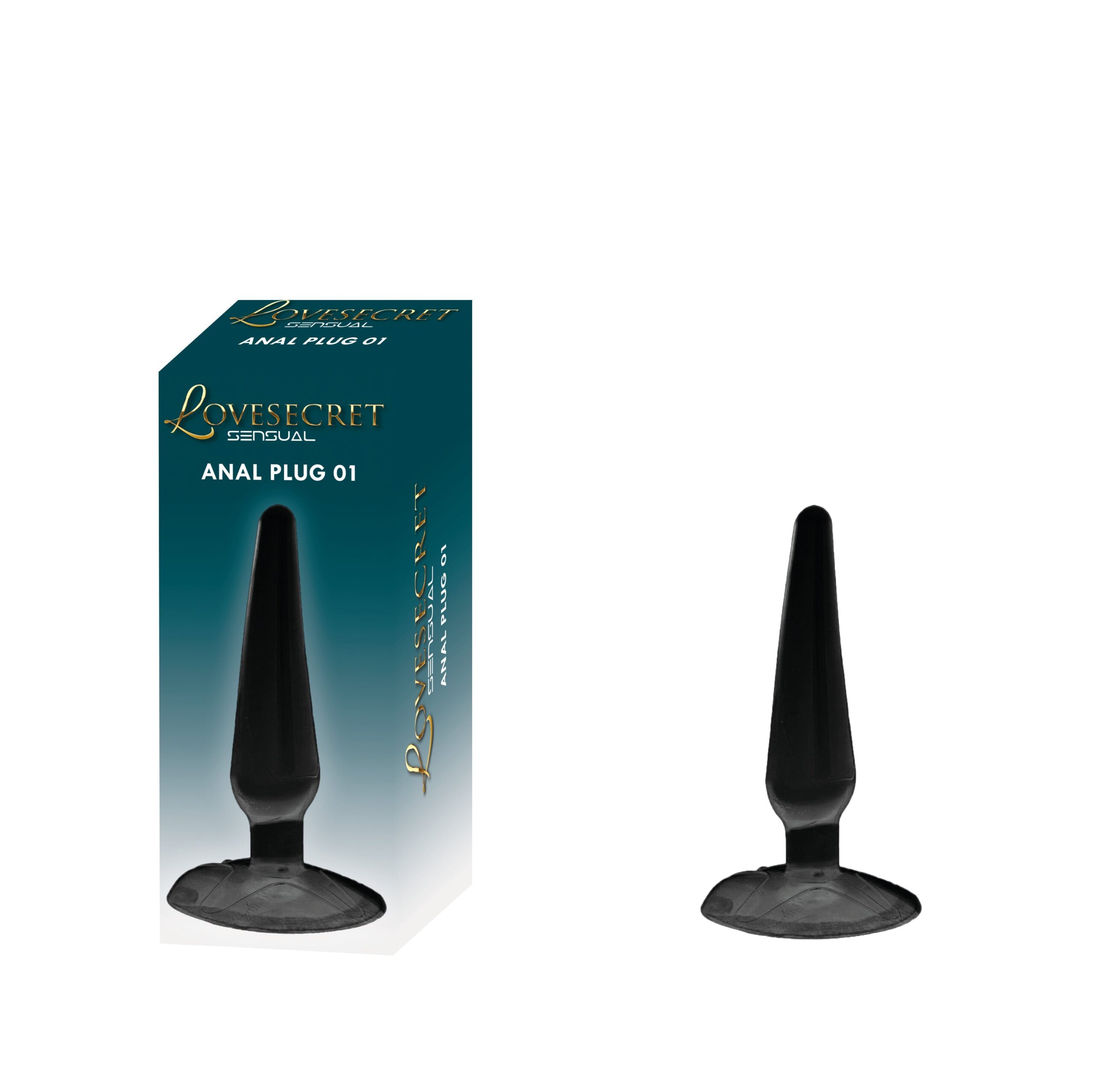 Analplug 01 Sugpropp 11 cm - Svart Buttplug från Brameho.