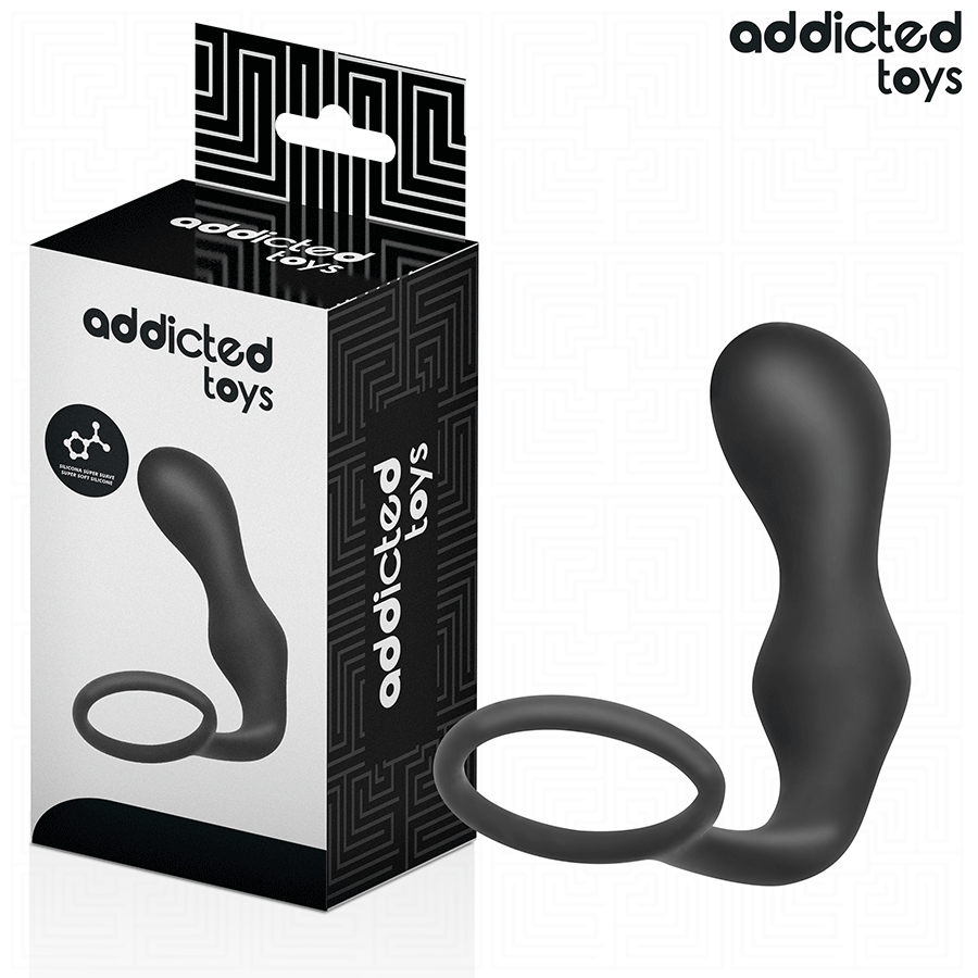 Analplugg med Penisring 3 cm Buttplug från Dreamlove.