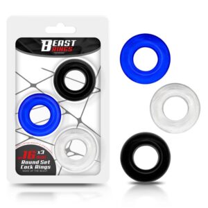 Beast Rings Penisring 3-pack Penisring från Love Cherry.
