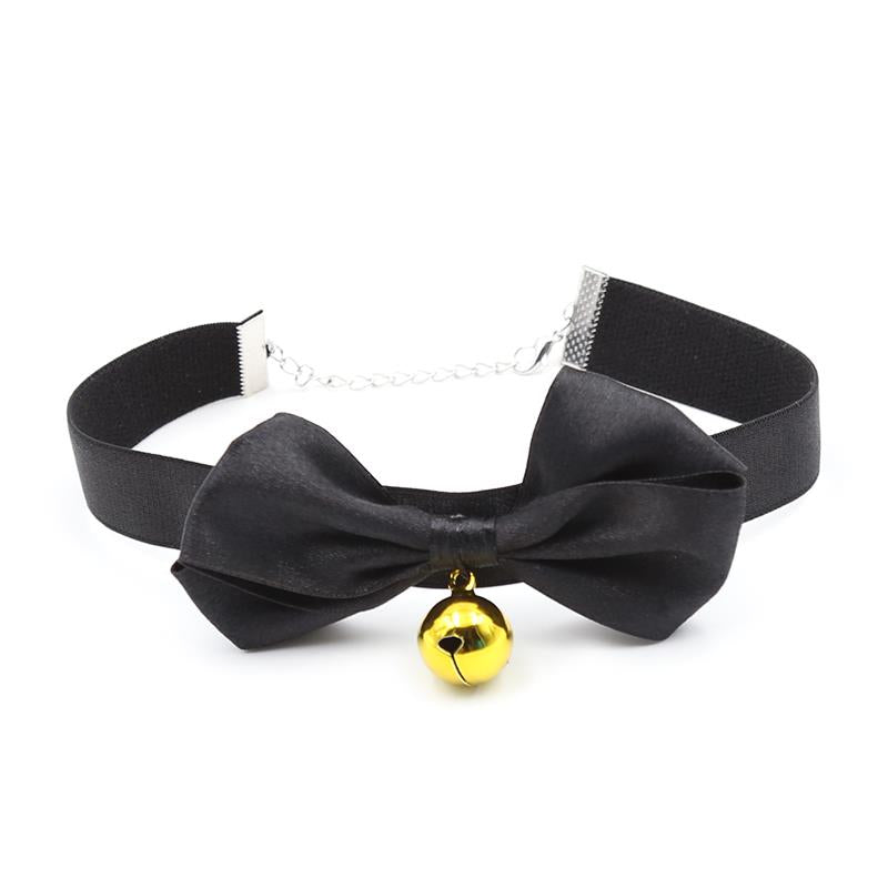 Black Bow BDSM Collar Sexiga Underkläder från Love Cherry.
