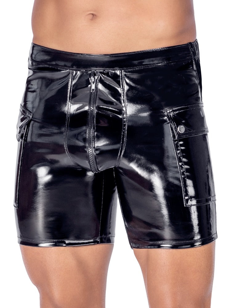 Black Level Vinylshorts med Fickor - XL Sexiga Underkläder från orion.