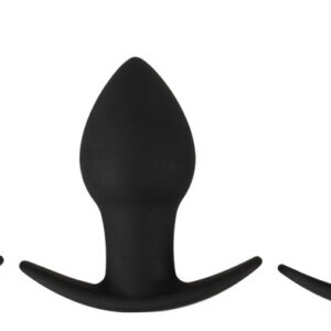 Black Velvets 3-Delat Buttplugset Anal Sexleksaker från orion.