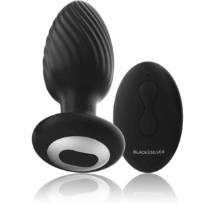 Black&Silver Wells Fjärrstyrd Buttplug Anal Sexleksaker från Dreamlove.