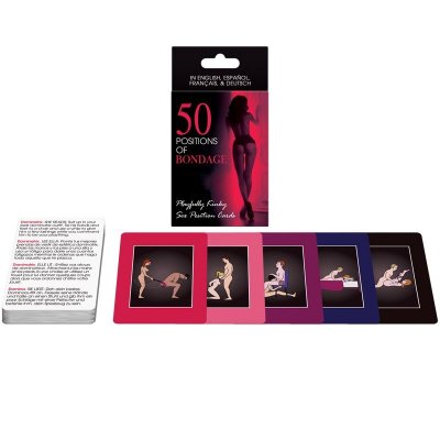 Bondage Kortspel 50 Positioner Sexleksaker från Dreamlove.