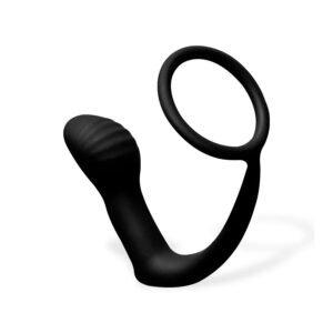 Carnelian Vibrating Anal Plug with Penis Ring från .