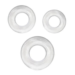 Clear Cock Ring Set från Lustjakt.