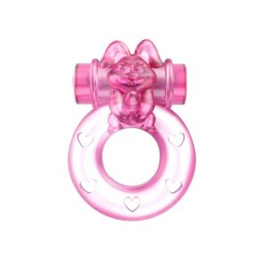 Cock Ring with Vibrating Rabbit från .