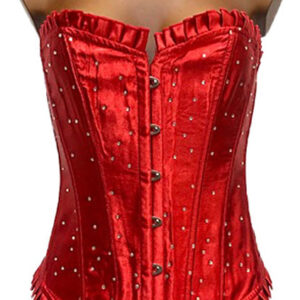 Corset Laila red SM från Lustjakt.