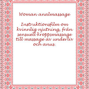 DVD Woman analmassage uncut  från Lustjakt.