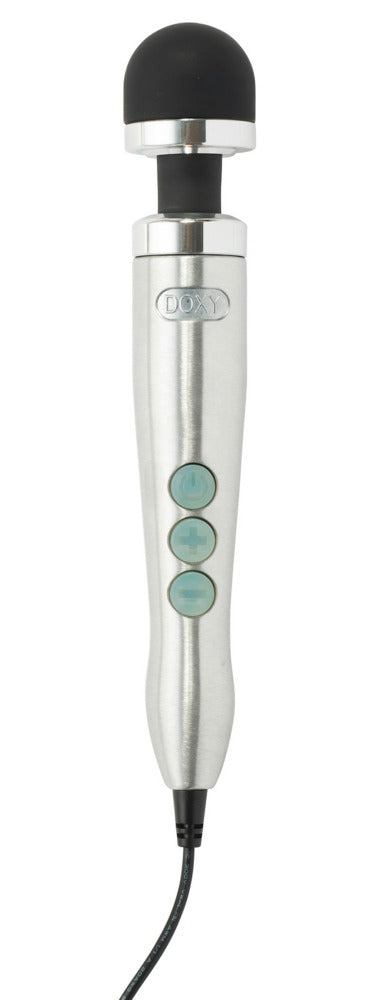 Die Cast 3 Doxy Wand - Silver Vibrator från EDC.