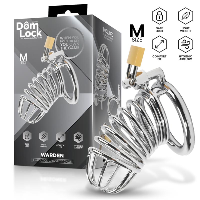 Domlock Warden Penisbur Metall M Fetish från Love Cherry.