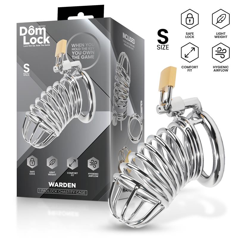 Domlock Warden Penisbur Metall S Fetish från Love Cherry.