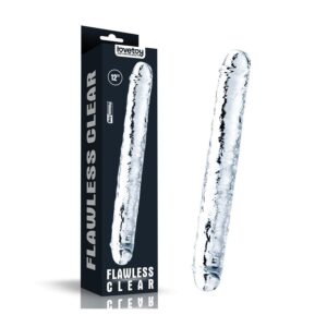 Double Dildo Flawless Clear 12" Clear från .