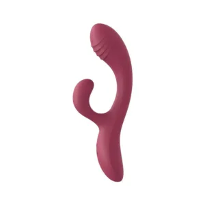 Elvis Rabbitvibrator med Värme - Röd Vibrator från Aiersha.