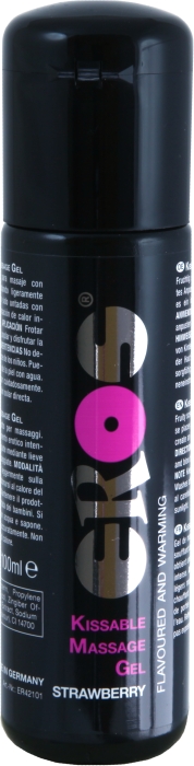 Eros Kiss Massage Strawberry från Lustjakt.
