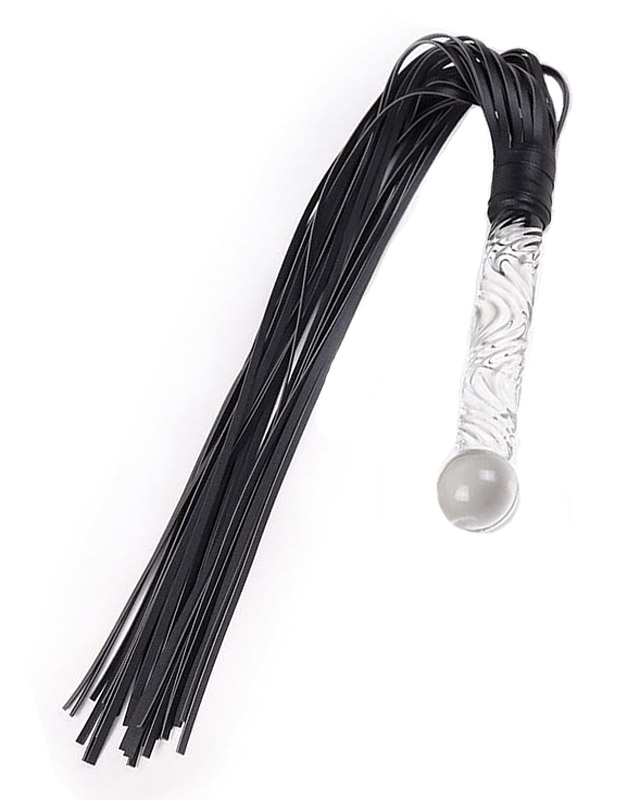 Glass Handle Flogger 70 cm från Lustjakt.