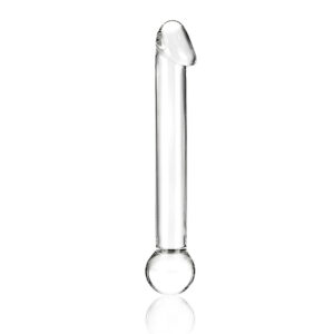 Glass dildo real head  från Lustjakt.