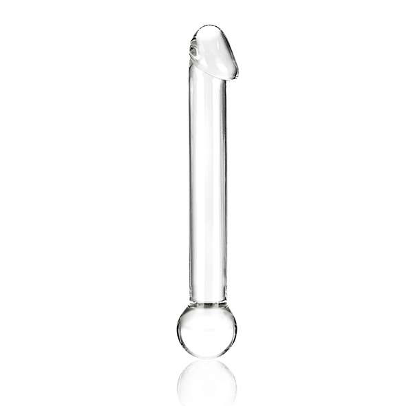 Glass dildo real head från Lustjakt.