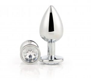 Gleaming Love Silver Plug Large Anal Sexleksaker från Tonga.