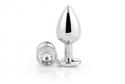 Gleaming Love Silver Plug Large Anal Sexleksaker från Tonga.