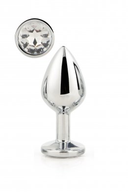 Gleaming Silver Plug Medium Anal Sexleksaker från Tonga.