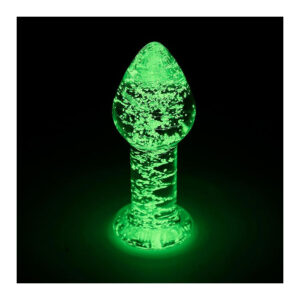 Glow in the Dark - Glass Butt Plug från .