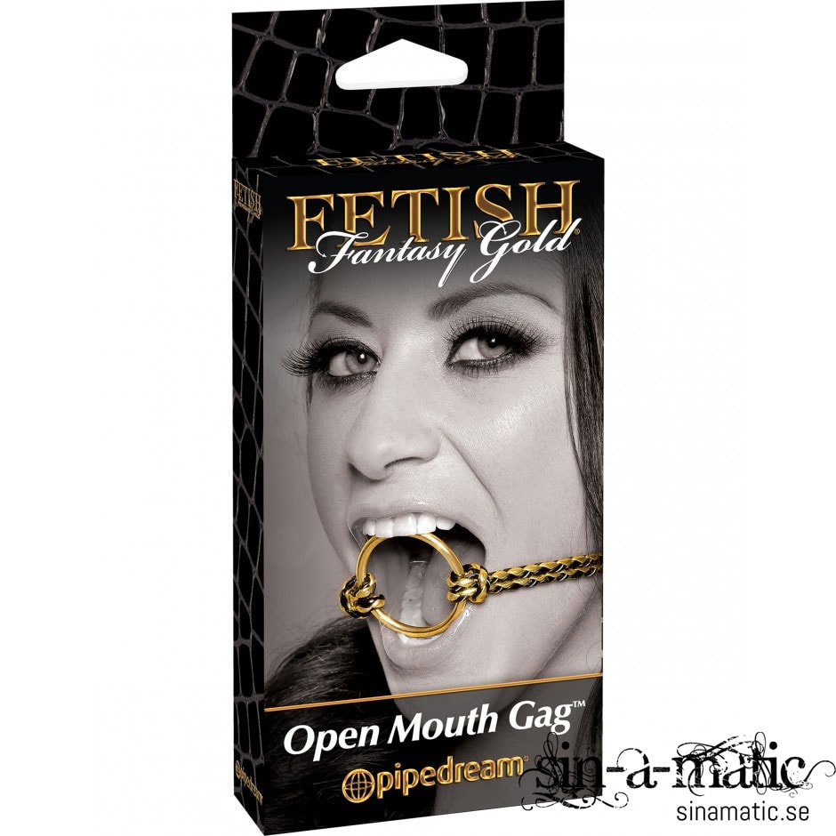 Gold Open Mouth Gag från .