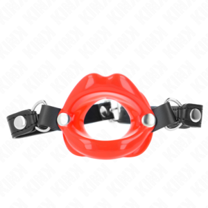 KINK Lip Gag 8 cm - Röd Bondage från Love Cherry.