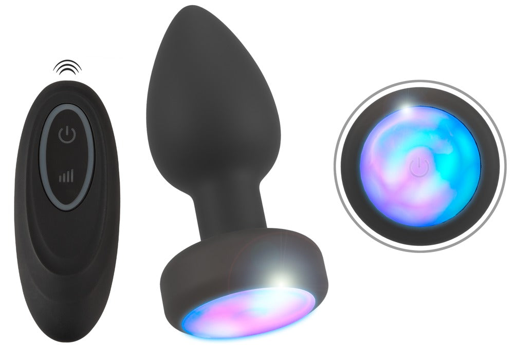 LED Buttplug med Vibration Buttplug från orion.