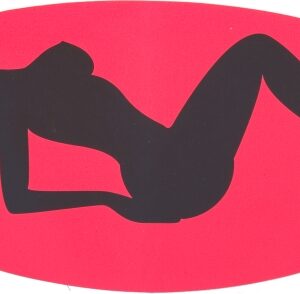 Lady stickers horisontal från Lustjakt.