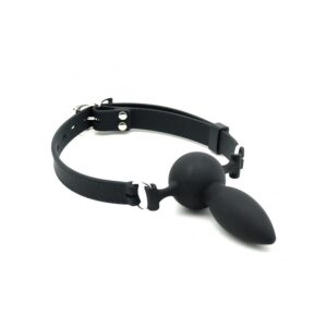 Latex Play Mouthgag - with Dildo från .
