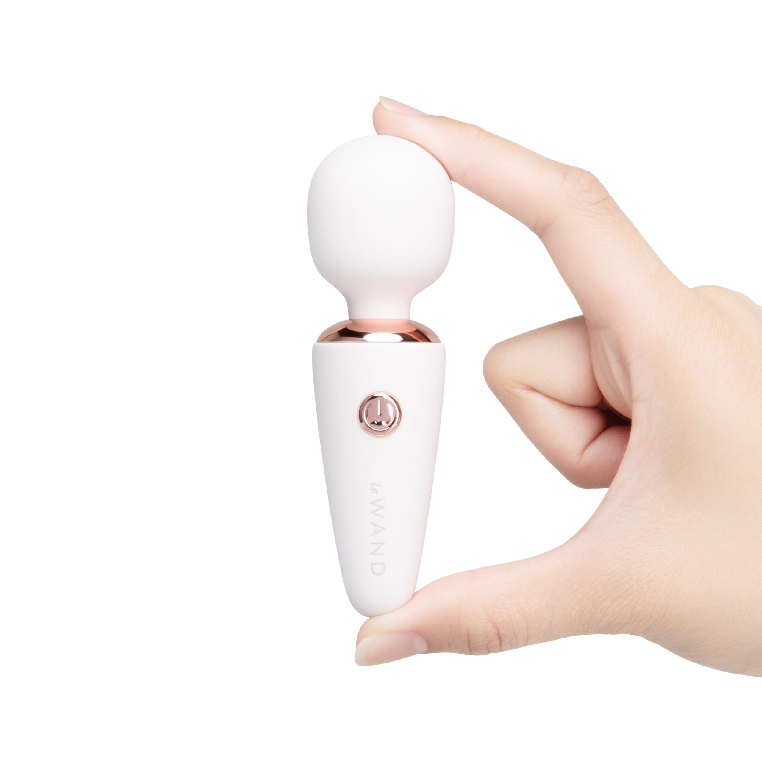 Le Wand Mini Micro Wand - Vit Vibrator från Orion.