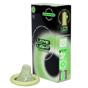 Love Light - Glow in the Dark Condom från .