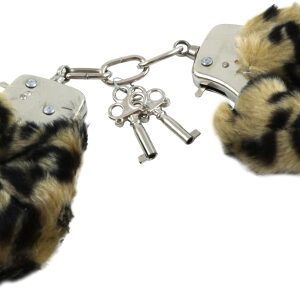 Love cuffs leopard från Lustjakt.