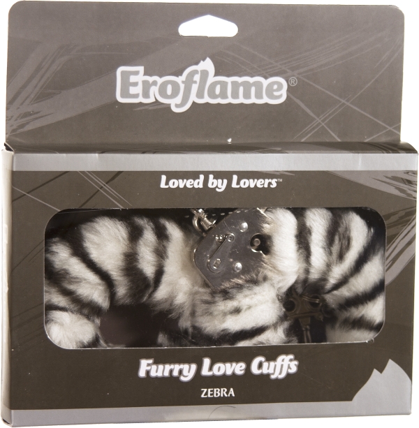 Love cuffs zebra från Lustjakt.