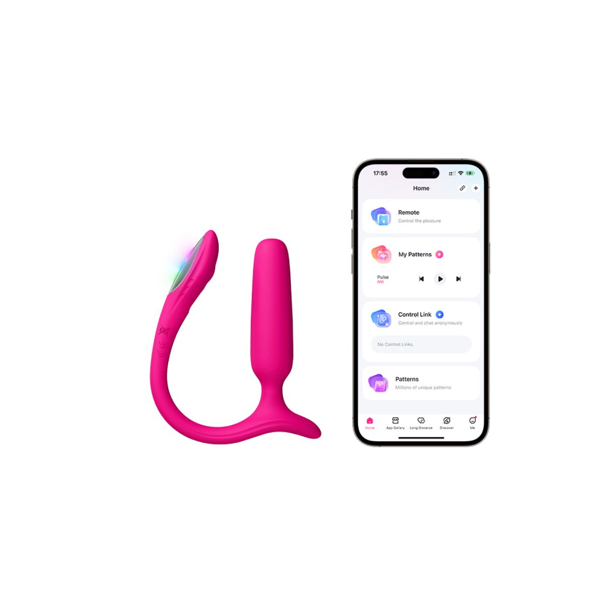 Lovense Lush Anal Rosa Buttplug från EDC.