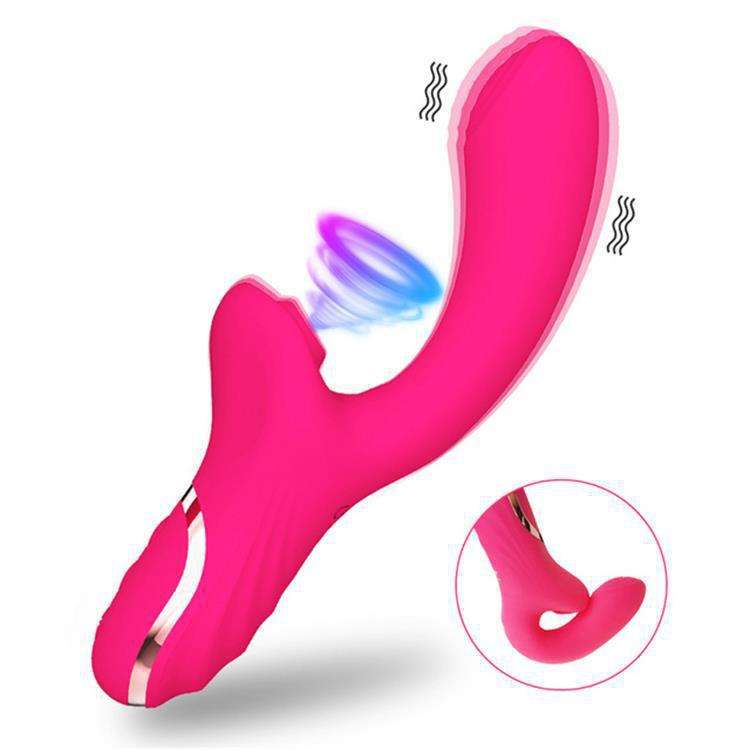 Lovetoys 2-in-1 Rabbitvibrator - Rosa Vibrator från Aiersha.