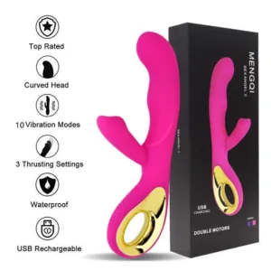 Lovetoys Thrusting Rabbitvibrator Vibrator från Aiersha.
