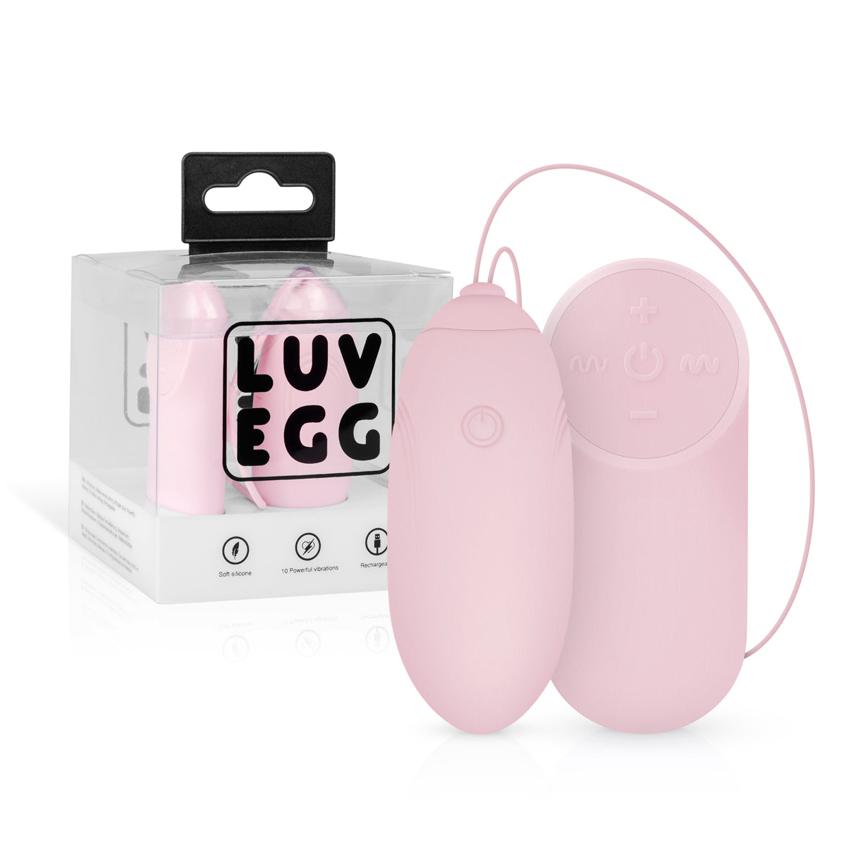 LuvEgg Trådlöst Vibrerande Ägg - Rosa Vibrator från EDC.