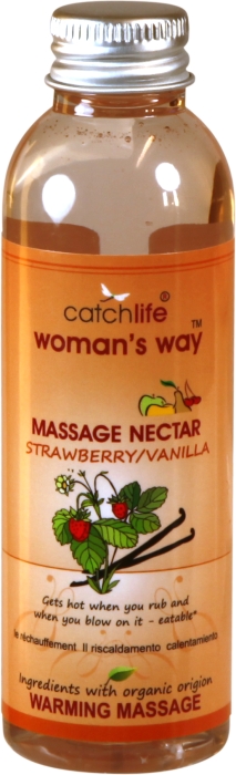 Massage nectar strawb. vanilla från Lustjakt.