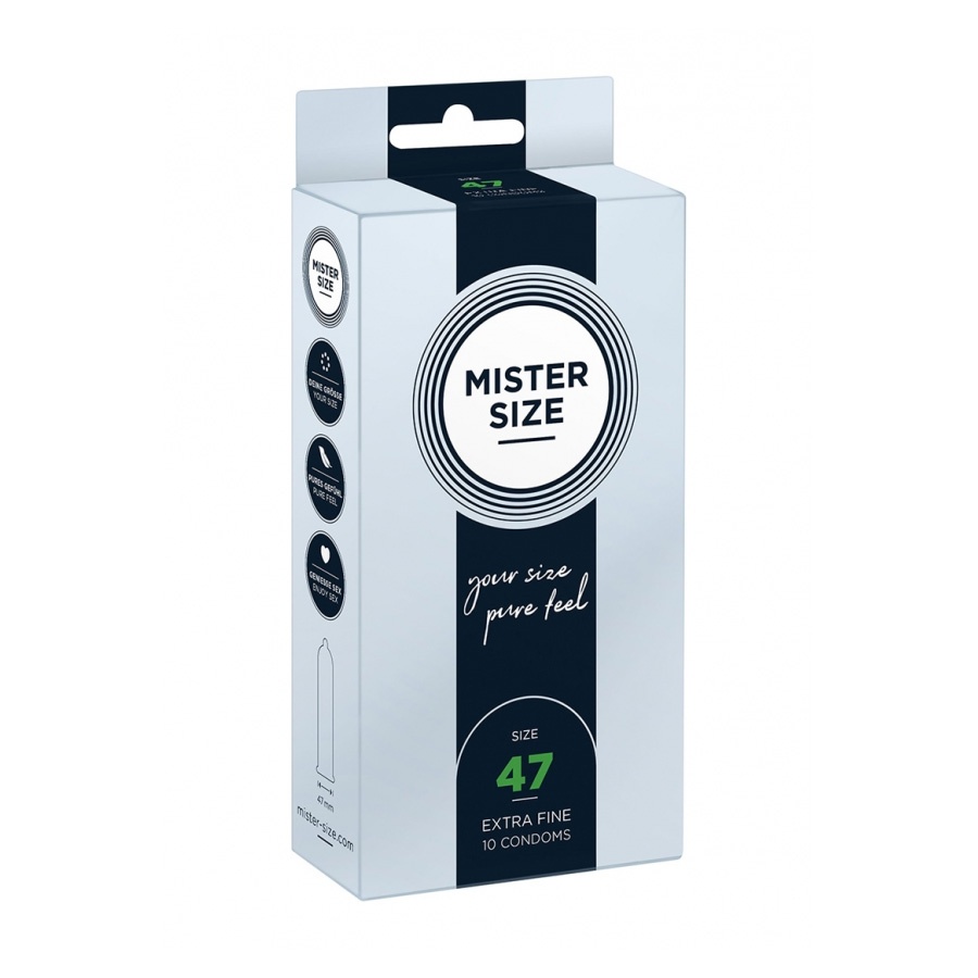 Mister Size - Pure Feel - 47 mm - 10 pack från .