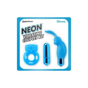 Neon Vibrating Couples Kit - Blue från .