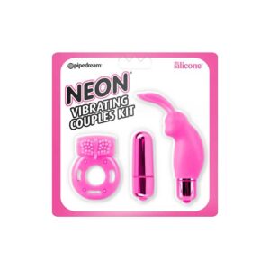 Neon Vibrating Couples Kit - pink från .