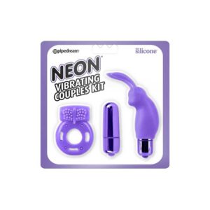 Neon Vibrating Couples Kit - purple från .