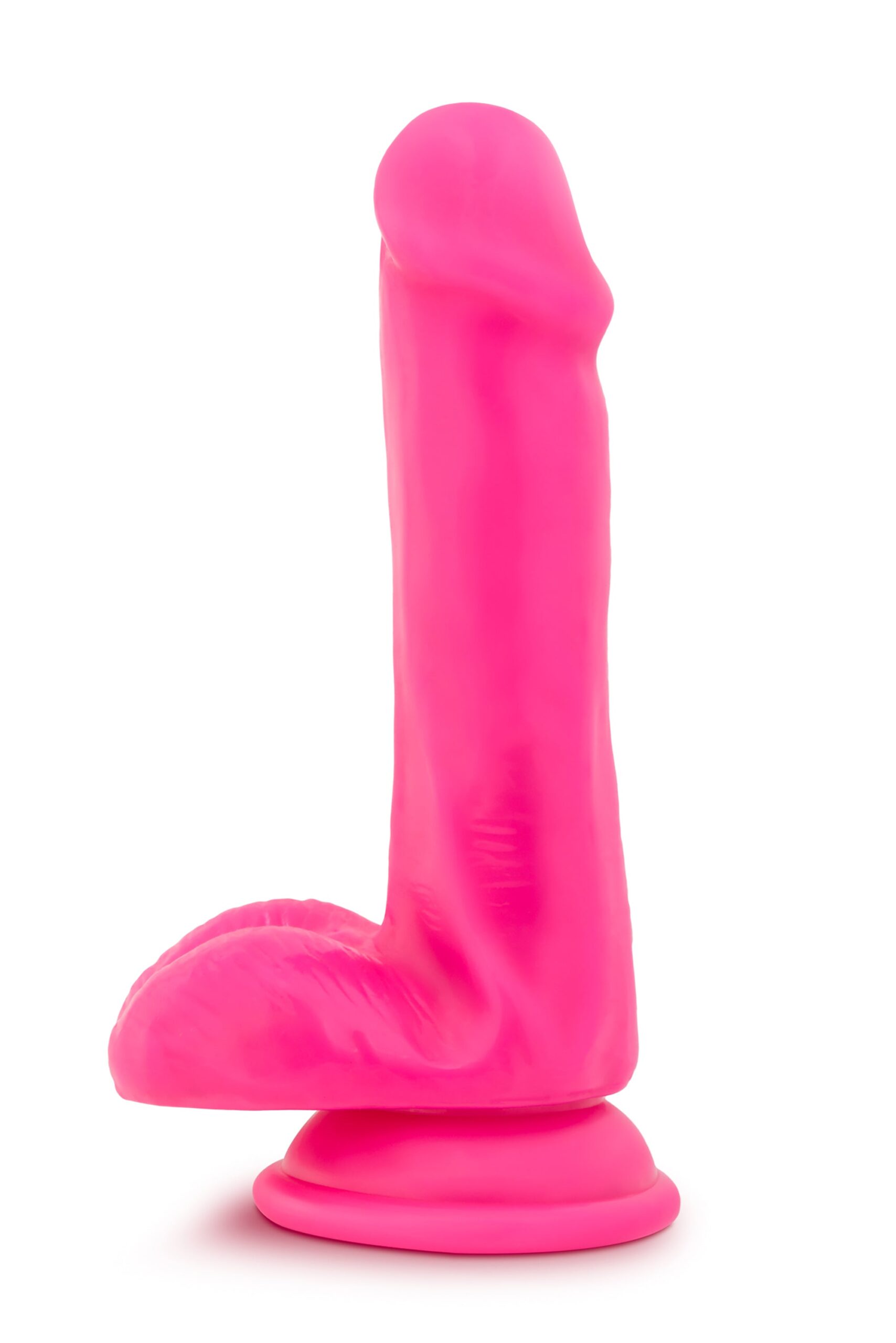 Neonrosa Dildo 15 cm Dual Density Dildo från Tonga.