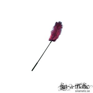 Ostrich Tickler - Burgundy från .